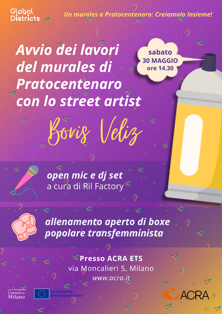 30 maggio 2026 ACRA evento murales pratocentenaro